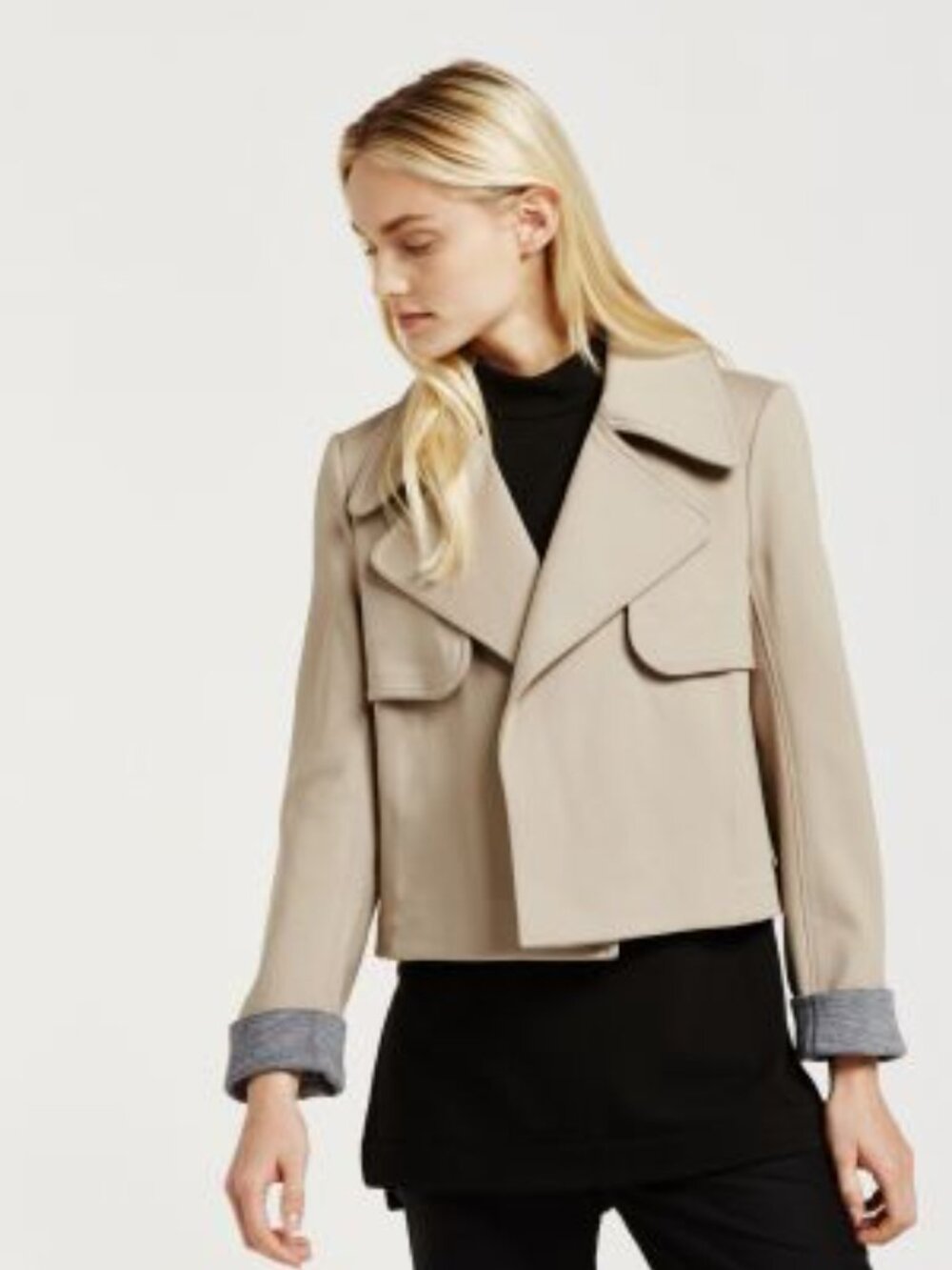 Kit & Ace Last Call Jacket Trench in Black (2)